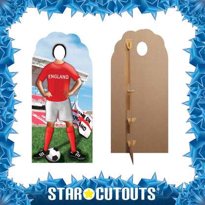 SC199 England World Cup 2026  Football Stand-In Cardboard Cut Out Height 184cm