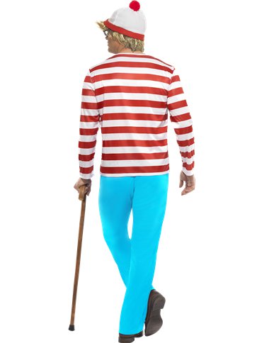 Where's Wally Mens Costume - Adult Costume