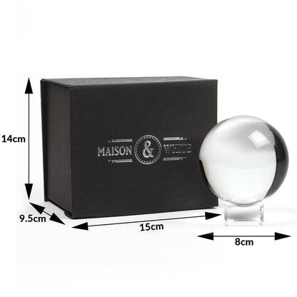K9 Clear Crystal Ball For Photography 80mm | M&W	