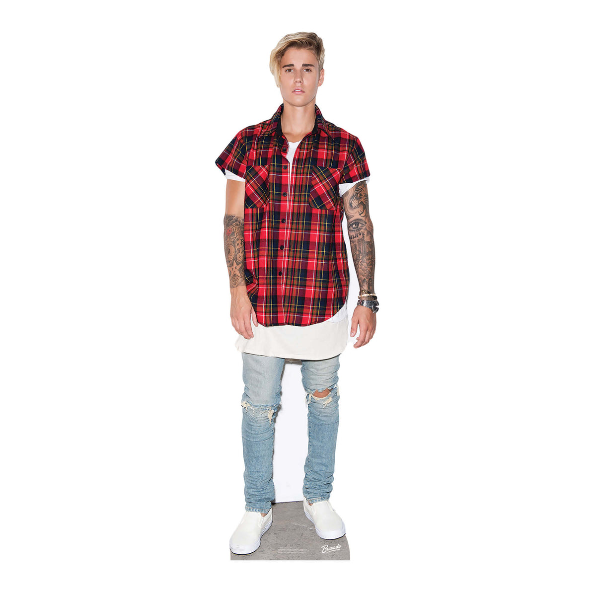 SC2019 Justin Bieber - Black & Red Shirt Height 172cm – product image 1