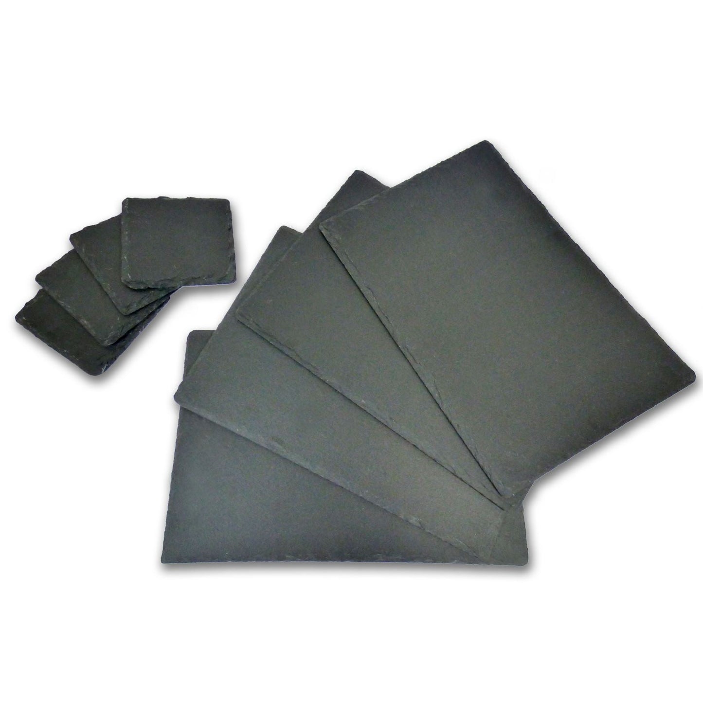 Natural Slate Placemats & Coasters - 8pc | M&W	
