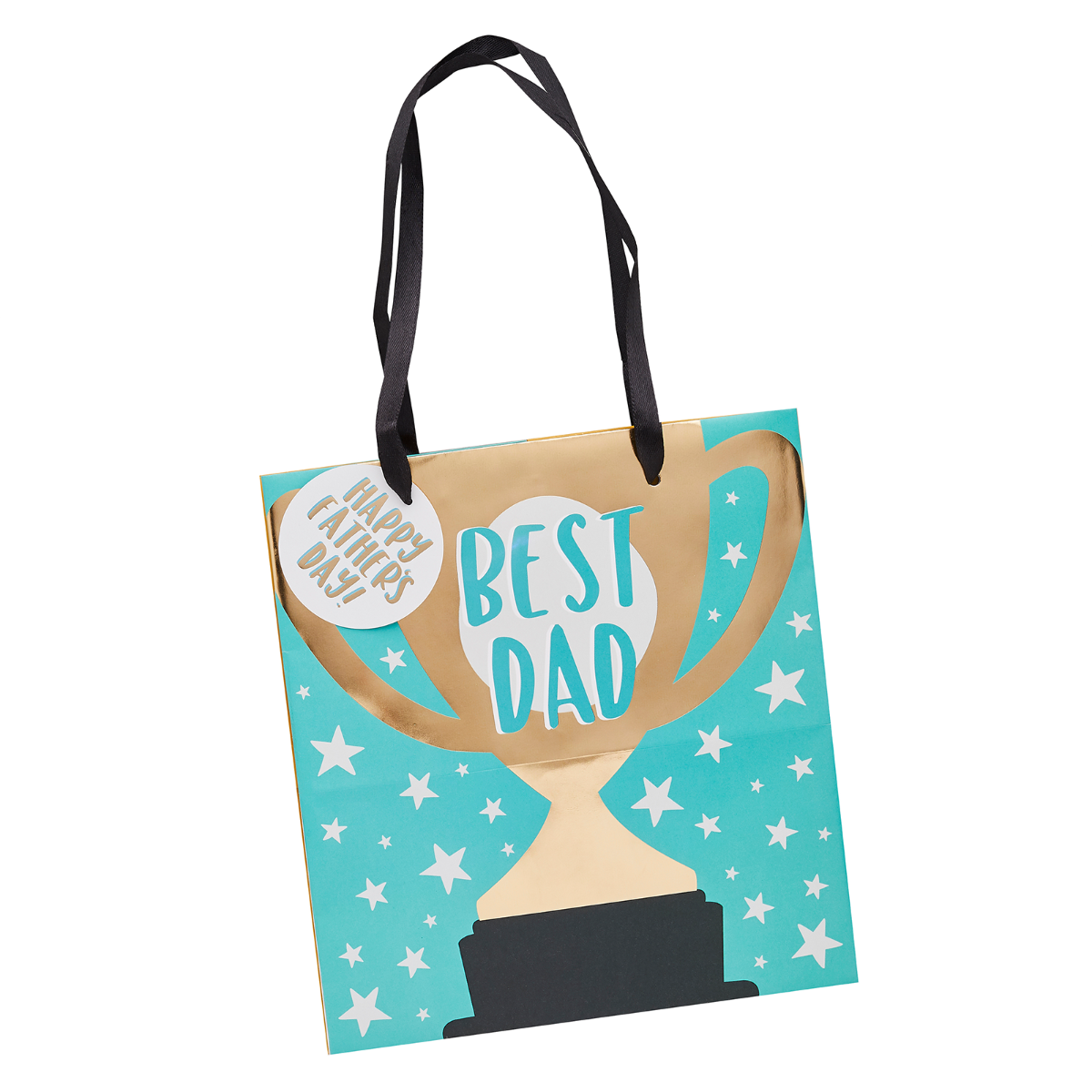 'Best Dad' Gift Bag - 20cm x 22cm