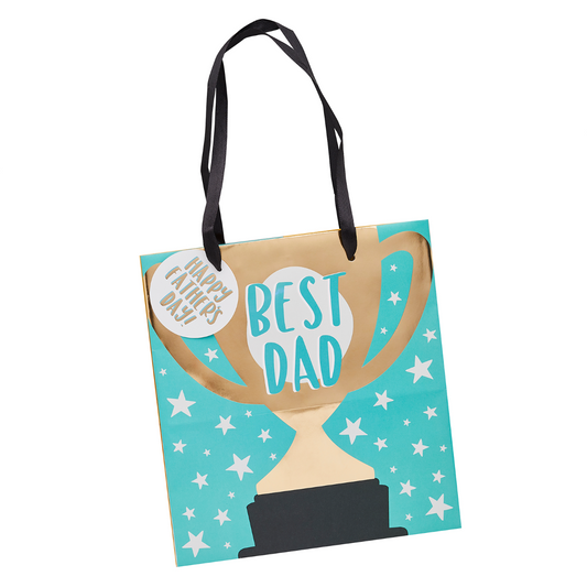 'Best Dad' Gift Bag - 20cm x 22cm