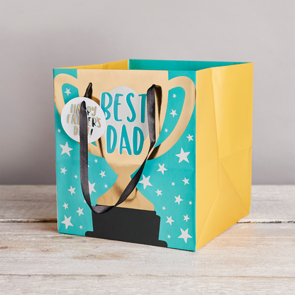 'Best Dad' Gift Bag - 20cm x 22cm