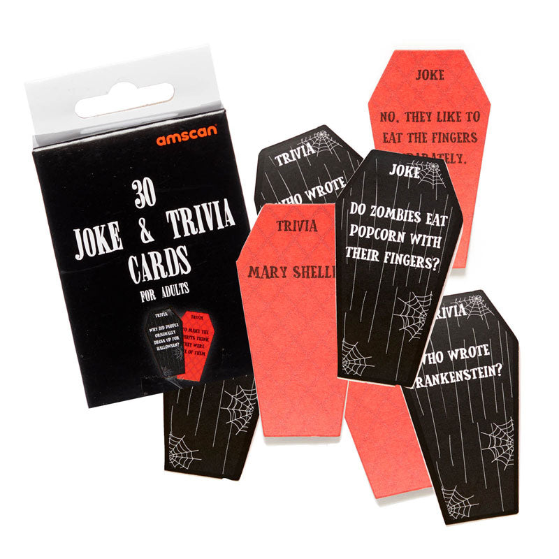 Adult Halloween Joke & Trivia Cards – product image 3