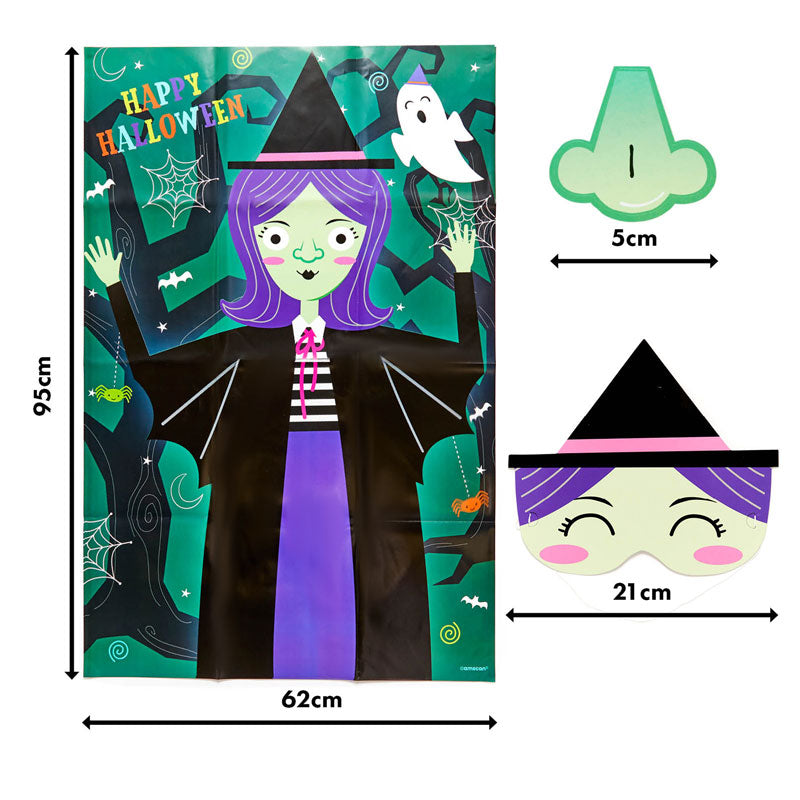 Stick the Nose on the Witch Game