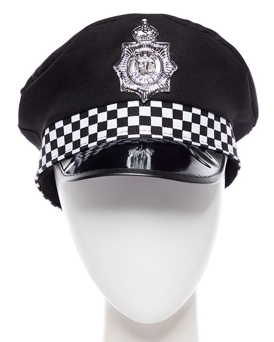 Black  Policeman Hat