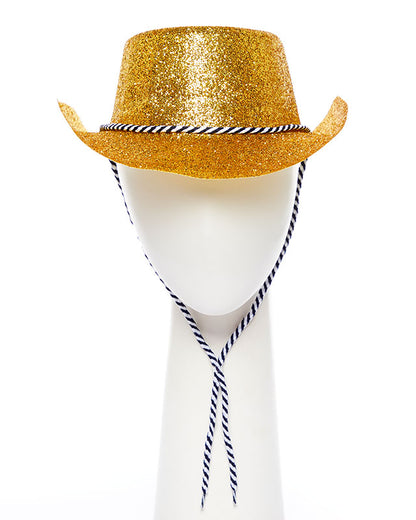 Gold Glitter Cowboy Hat