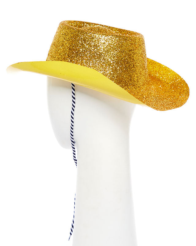 Gold Glitter Cowboy Hat