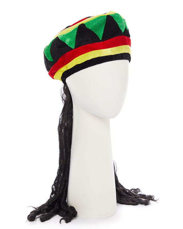Reggae Hat with Dreadlocks