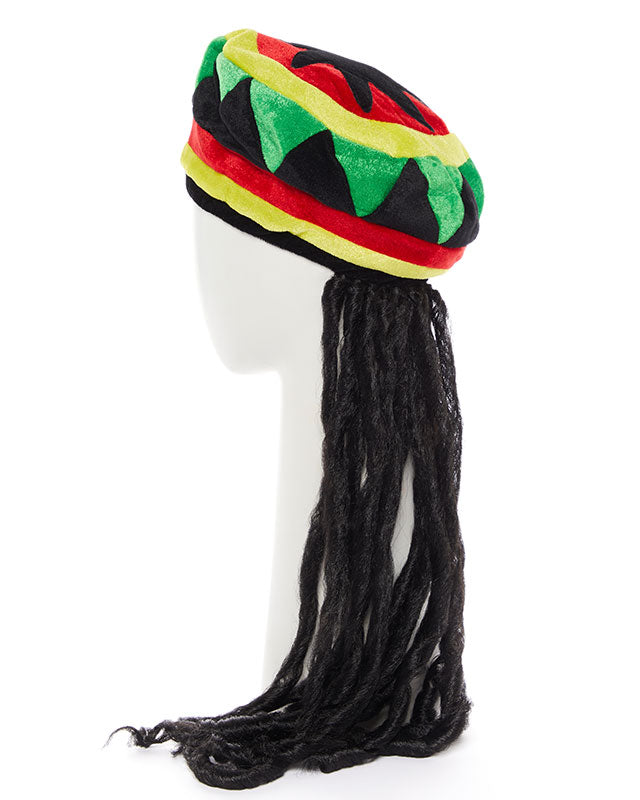 Reggae Hat with Dreadlocks