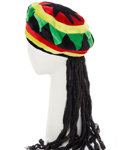 Reggae Hat with Dreadlocks