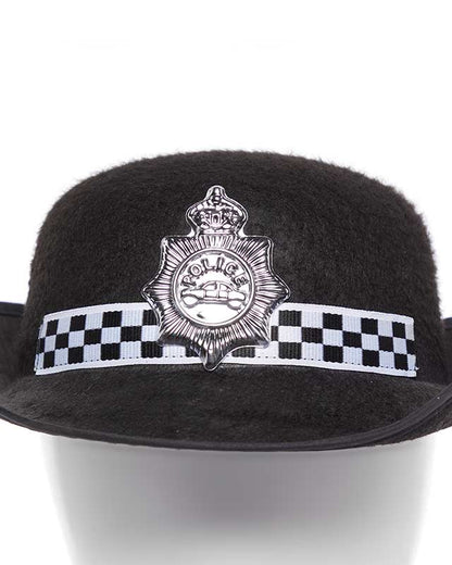 Black Policewoman Hat