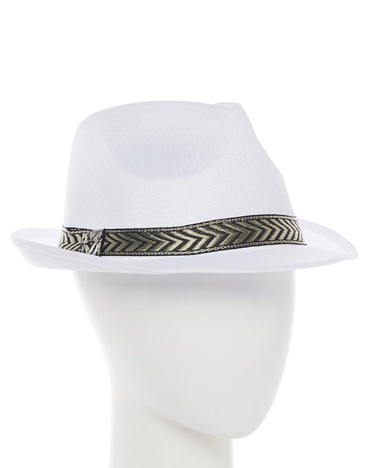 White Gangster Hat