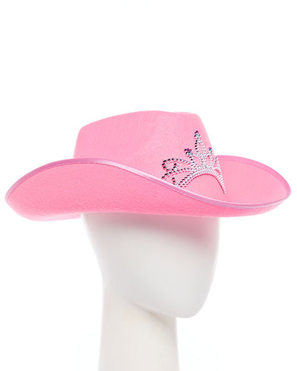 Pink Sequin Cowgirl Hat