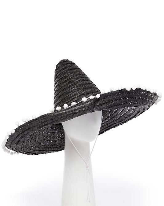 Black  Mexican Sombrero