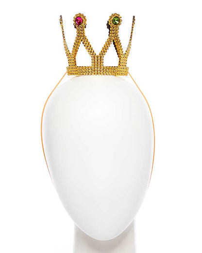 Mini Gold Queen Crown - Adult