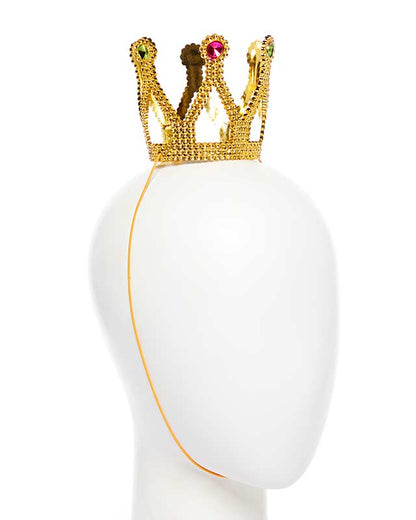 Mini Gold Queen Crown - Adult