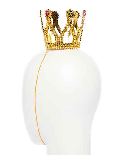 Mini Gold Queen Crown - Adult