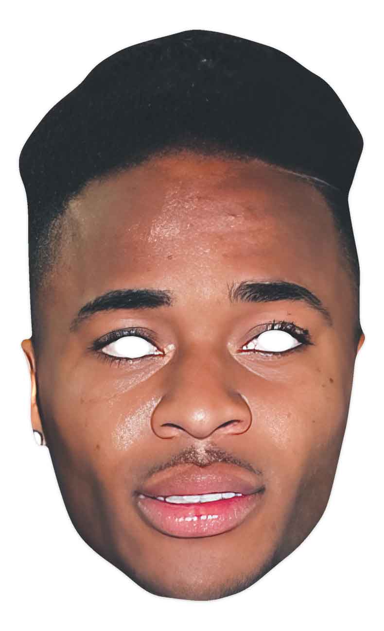 CM232 Raheem Sterling Mask CELEBRITY MASKS Single Face Mask – product image 2