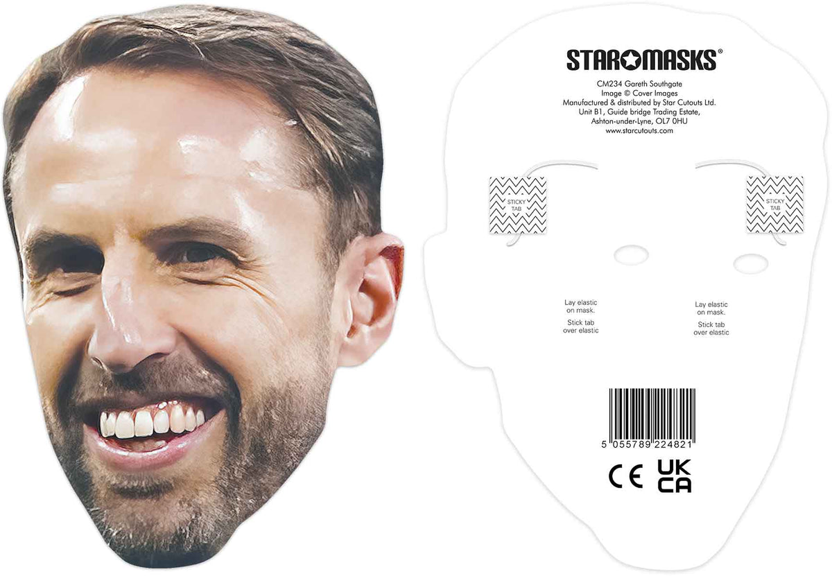 CM234 Gareth Southgate Mask CELEBRITY MASKS Single Face Mask – product image 2