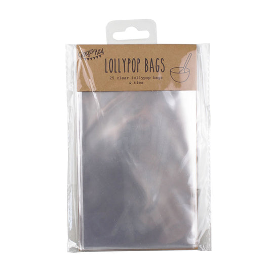 Clear Lollipop Bags (25pk)
