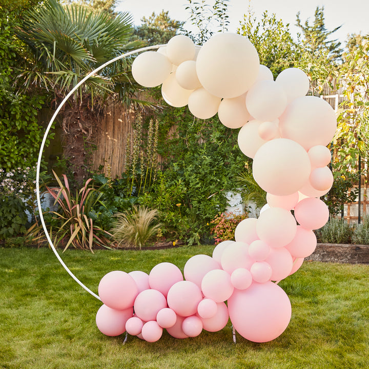 Nude and Pink Balloon Arch Kit - 75 Balloons