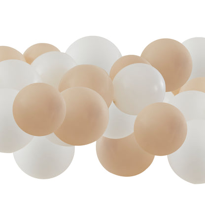 Nude & White Balloons - 5" Latex (40pk)