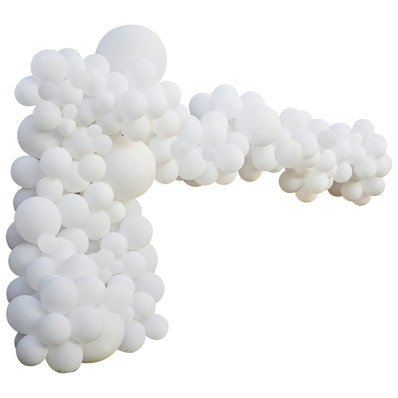 White Balloon Arch - 200 Balloons – product image 2