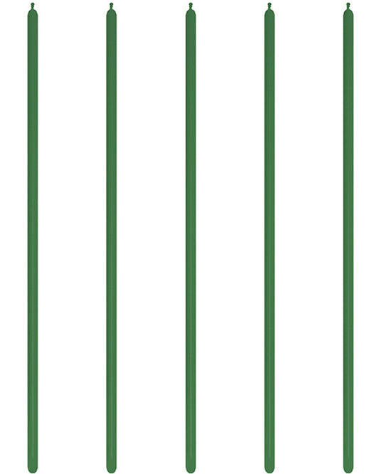 160 Modelling Latex Balloons Forest Green (100pk)