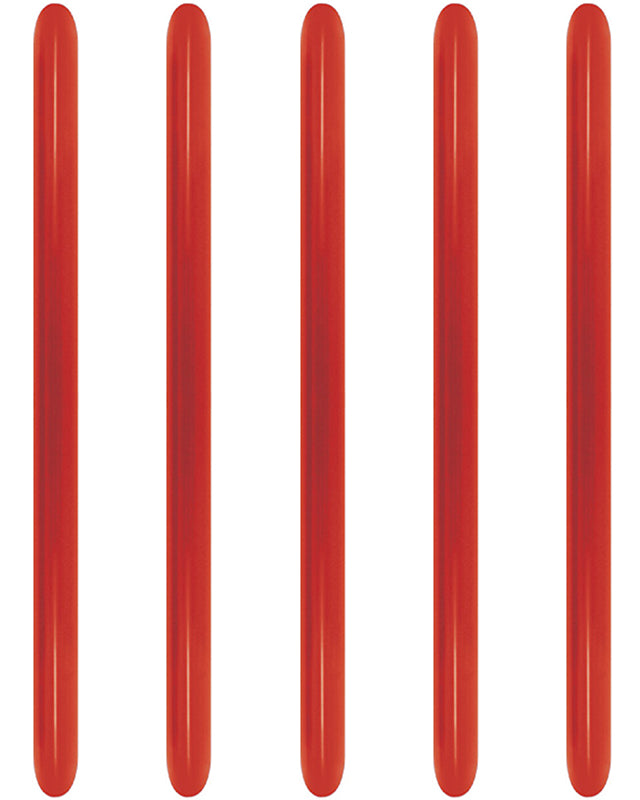 260 Modelling Reflex Latex Balloons Crystal Red (50pk)