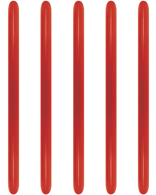 260 Modelling Reflex Latex Balloons Crystal Red (50pk)