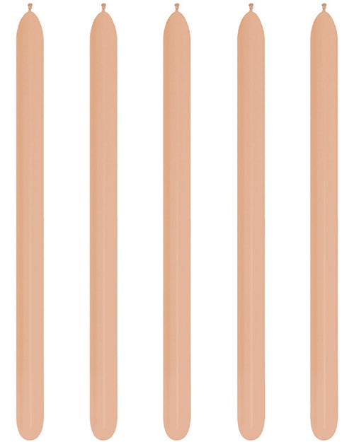 360 Modelling Latex Balloons Fashion Peach Blush (50pk)