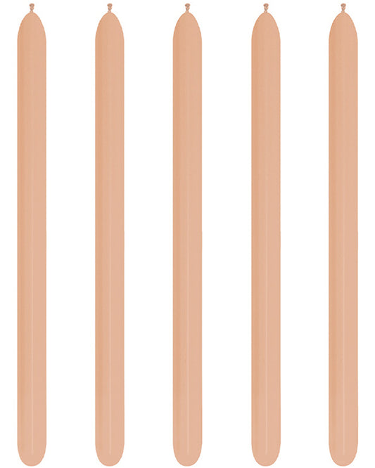 360 Modelling Latex Balloons Fashion Peach Blush (50pk)