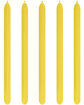 360 Modelling Latex Balloons Fashion Yellow (50pk)