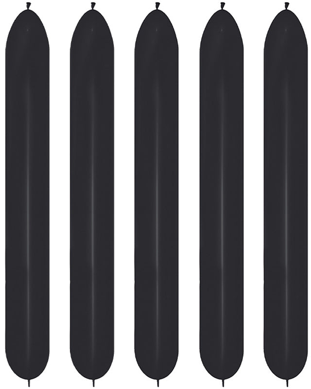 Link-O-Loon 660 Fashion Black Latex Balloons (50pk)