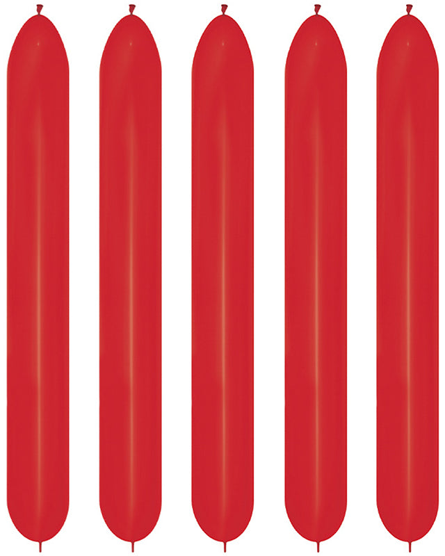 Link-O-Loon 660 Fashion Red Latex Balloons (50pk)