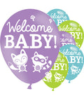 Baby Shower Woodland Balloons - 11" Latex (6pk) – product image 1
