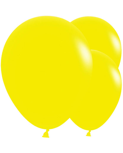 Fashion Yellow - 18" Latex Balloons (25pk)