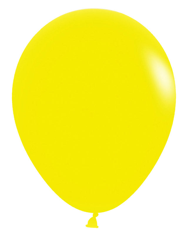Fashion Yellow - 18" Latex Balloons (25pk)