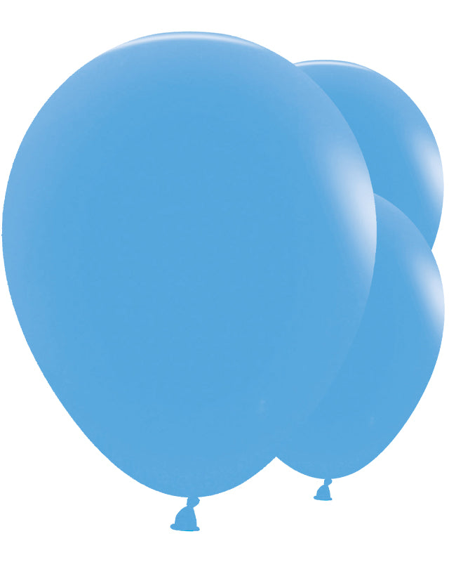 Fashion Blue 24" Latex Balloons (3pk) – product image 1