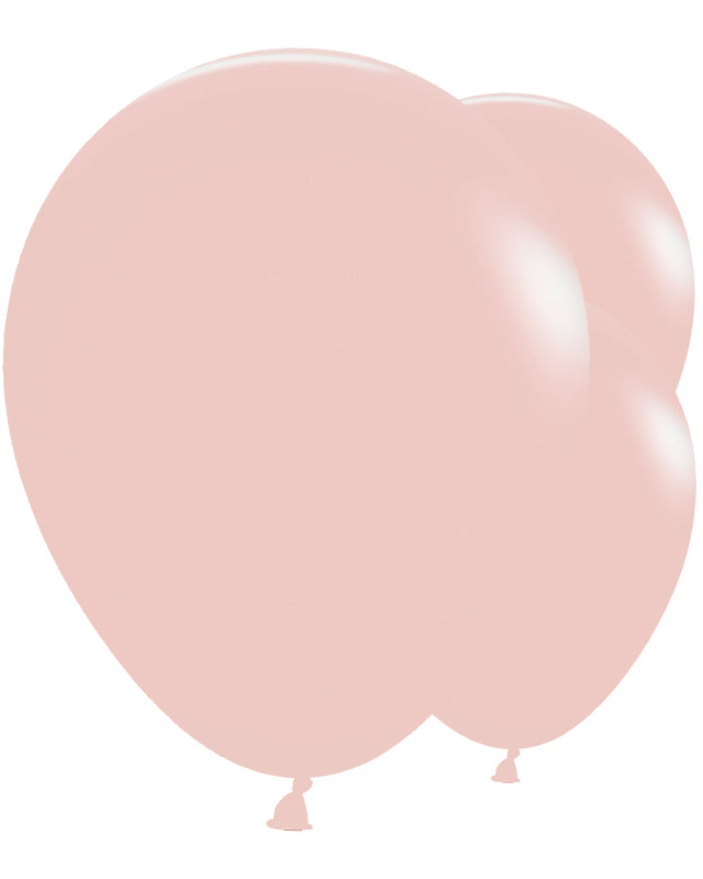 Pastel Matte Melon 24" Latex Balloons (3pk) – product image 1