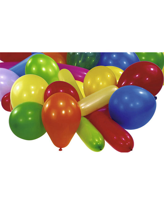 Multicolour Value Pack Assorted Latex Balloons (25pk)