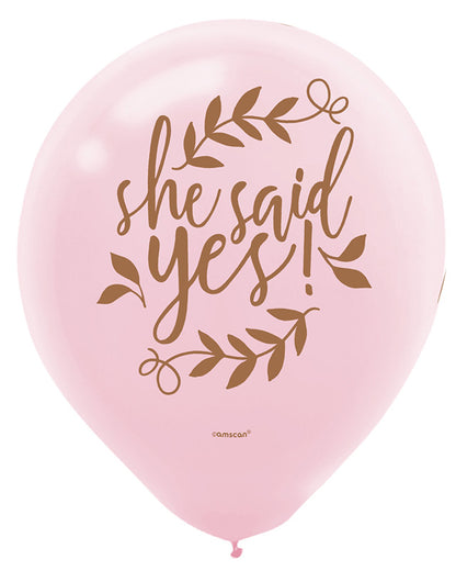 Love & Leaves Balloons - 11" Latex (6pk)