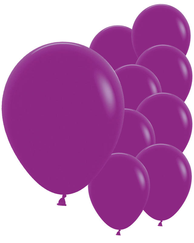 Fashion Purple Orchid - 5" Latex Balloons (100pk) – product image 1