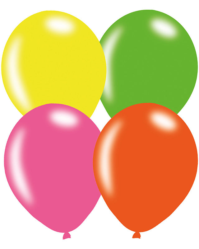 Neon Assorted - 9" Latex Balloons (10pk) – product image 1