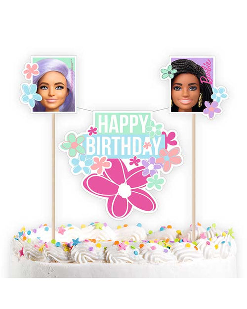 Barbie Sweet Life Cake Bunting - 26cm x 15cm