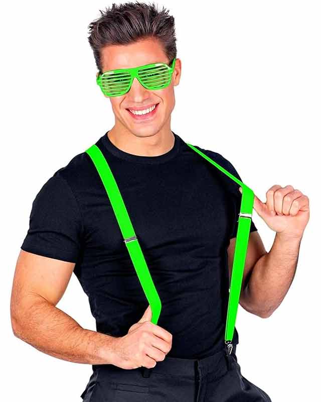 Neon Green Braces – product image 2