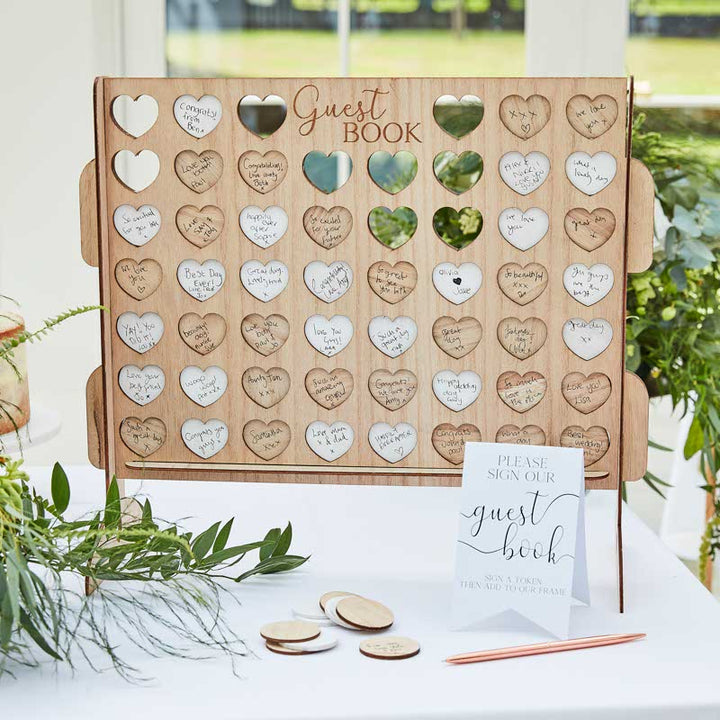 Connect 4 Game Alternative Guest Book – product image 1