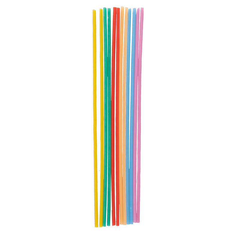 Multi Coloured Tall Candles - 17cm (12pk)